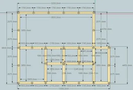 Calcularea costului materialelor pentru o casa cadru - locul construcției cadrului