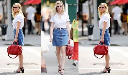 Spune-vă ce să poarte fusta din denim să arate elegant (fotografii) (fusta creion denim) Spune-vă ce să poarte fusta din denim să arate elegant (fotografii)