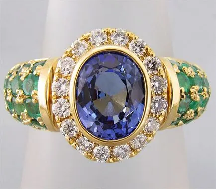 Rare piatra tanzanite, istoria și proprietățile sale - 30 fotografie (tanzanite miniere) Rara piatra tanzanite, istoria și proprietăți - 30 fotografii