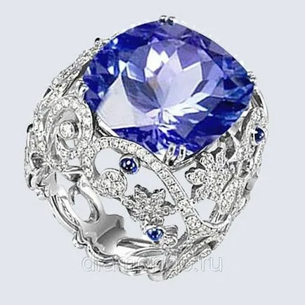 Rare piatra Tanzanite, istoria sa și proprietăți - 30 fotografii (proprietăți tanzanite) Rara piatra tanzanite, istoria și proprietăți - 30 fotografii