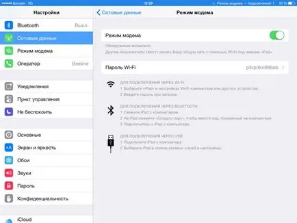 De tethering pentru iPad sau iPhone, iPad totul despre