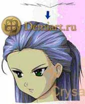 Desenați păr în stilul de anime