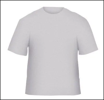 Egal T-shirt în Photoshop (selectați StrokePath cerc) Desenați un tricou în Photoshop