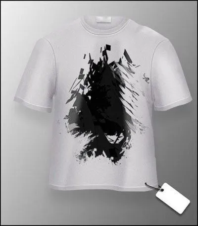 Egal tricou în Photoshop (Select & gt; Modificare & gt; Pene modificare alocare -rastushevka) Desenați un tricou în Photoshop