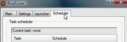 RivaTuner modul de utilizare