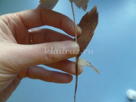 Rose din coajă de mesteacăn cu mâinile lor (autor) Rose din scoarță de mesteacăn cu mâinile lor