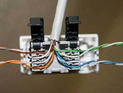 Priza pentru cablu de instalare pe Internet cu propriile lor mâini, elektik v dome