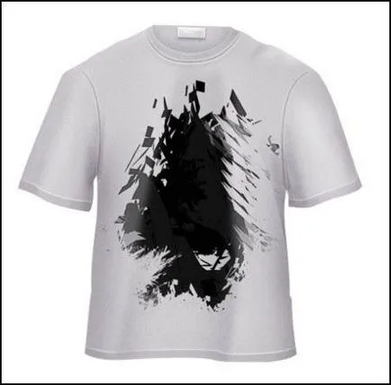 Egal T-shirt în Photoshop (Deschide un nou strat) Desenați un tricou în Photoshop