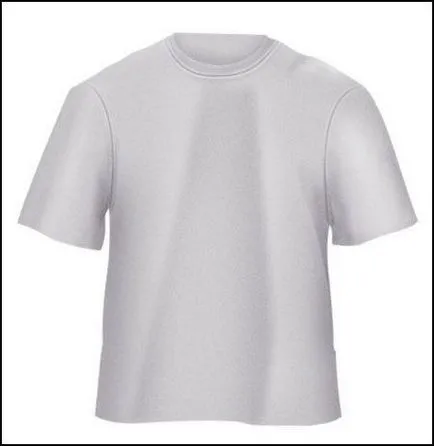 Egal T-shirt în Photoshop (Photoshop) Desenați un tricou în Photoshop