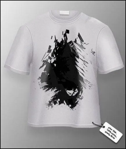 Egal tricou în Photoshop (StrokePath circuitul cerc) Desenați un tricou în Photoshop