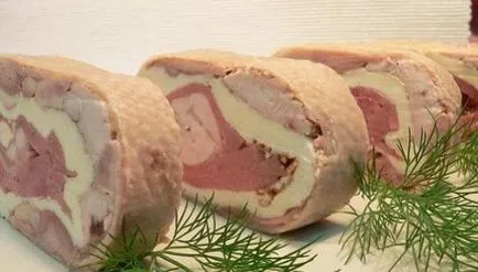 Rulyada de pui și alte ingrediente