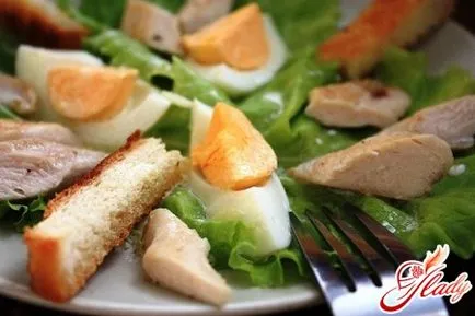 Salata de pui cu fileuri de portocale, file