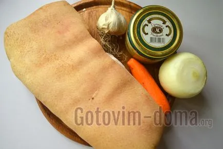 Rulada de bacon coapte în cuptor