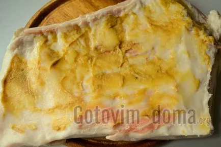Rulada de bacon coapte în cuptor