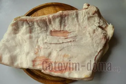 Rulada de bacon coapte în cuptor