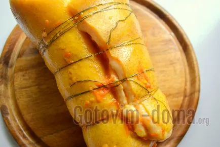 Rulada de bacon coapte în cuptor