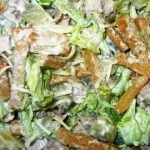 Salata cu crutoane și castraveți murați „rețete pentru salate (marinata) Salata cu crutoane si castraveti murati „rețete salata