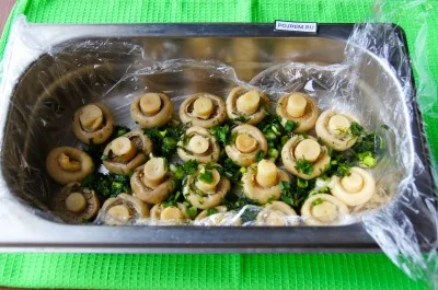 Salata - de compensare - cu ciuperci și pui - un pas cu pas reteta pentru modul de a găti cu fotografii