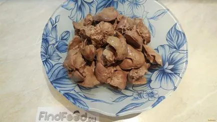 Salata cu ficat de pui si reteta castravete decapat cu fotografie (pui) Salata cu ficat de pui si reteta decapat castravete cu o fotografie