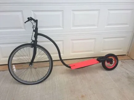 scuter de casa de biciclete vechi cu propriile sale mâini (scuter) scuter de casa de biciclete vechi cu propriile sale mâini
