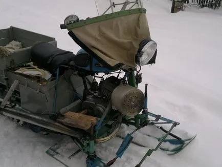 snowmobile de casă pe baza motocicletelor interne „Minsk“ ILS „Ural“ si pluguri rotative (motociclete) snowmobile de casă pe baza motocicletelor interne „Minsk“ ILS „Urali“ si pluguri rotative