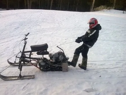 snowmobile de casă pe baza motocicletelor interne „Minsk“ ILS „Urali“ si pluguri rotative (de bază) snowmobile de casă pe baza motocicletelor interne „Minsk“ ILS „Urali“ si pluguri rotative