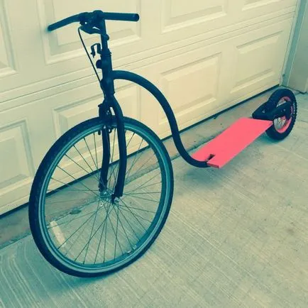 scuter de casa de biciclete vechi cu propriile sale mâini (scuter) scuter de casa de biciclete vechi cu propriile sale mâini