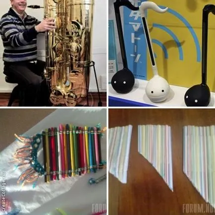 Materialul cel mai neobișnuit pentru fabricarea de instrumente muzicale