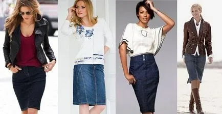 Din ceea ce sa poarte fusta din denim întruchipările imagini elegante (fusta denim poate) Din ceea ce sa poarte denim fusta opțiuni elegante imagini