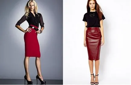 Din ceea ce sa poarte fusta creion 2018 exemple de fotografii de moda imagini