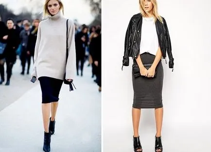 Din ceea ce sa poarte fusta creion 2018 exemple de fotografii de moda imagini