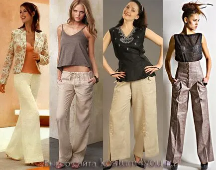 Din ceea ce sa poarte pantaloni lenjerie largi de soluții interesante de design
