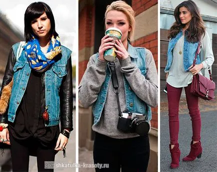 Din ceea ce sa poarte denim Vest - colecție de fotografii, Beauty Box (Vest) Din ceea ce sa poarte denim Vest - colecție de fotografii, Beauty Box