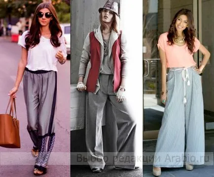 Din ceea ce sa poarte pantaloni lenjerie largi de soluții interesante de design