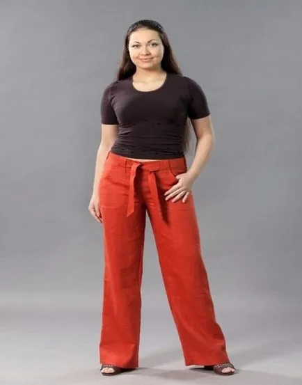 Din ceea ce sa poarte pantaloni largi lenjerie foto dreapta (uzura) Din ceea ce sa poarte pantaloni lenjerie largă foto dreapta