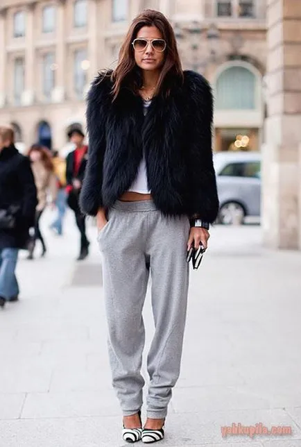 Din ceea ce sa poarte pantaloni sudoripare 20 de imagini de moda! Yabkupila - Totul despre moda, frumusețe și cumpărături (a) Din ceea ce sa poarte pantaloni sudoripare 20 de imagini de moda! Yabkupila - Totul despre moda, frumusețe și cumpărături
