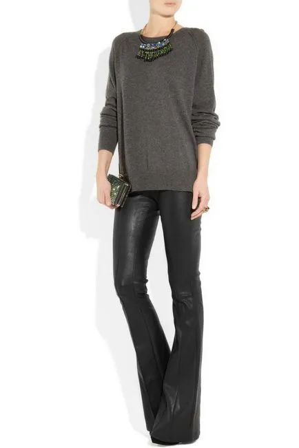 Din ceea ce sa poarte pantaloni evazate, moda imagini de femei cu modele cu o talie mare, denim (pantaloni) Din ceea ce sa poarte pantaloni evazate, imagini de moda pentru femei cu modele cu talie înaltă, denim,