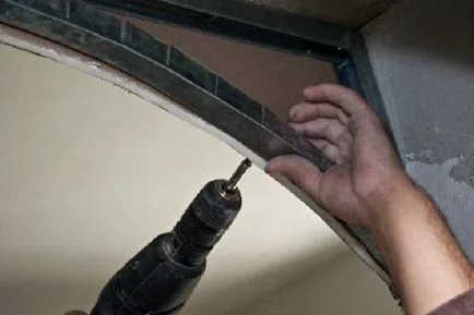 Pas cu pas - cum să facă un arc din gips-carton cu mâinile lor, cu fotografii și video