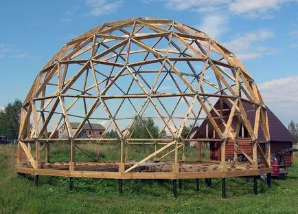 Sferice casă - tehnologie de construcție sferă a casei copac