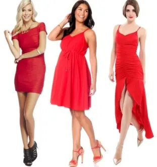 Ce combina rochie rosie