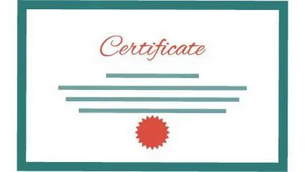 Certificate - este faptul că tipurile de certificate