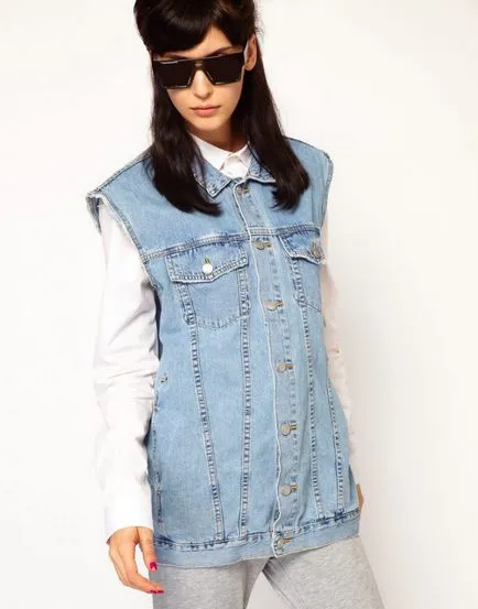 Din ceea ce sa poarte vesta din denim pentru femei, imagini de modă cu opțiuni extinse, cum de a decora
