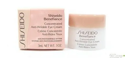 Crema Shiseido pentru pielea din jurul ochilor meritele și defectele (în jur) Crema Shiseido pentru pielea din jurul ochilor meritele și defectele