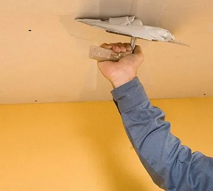 Putty gips-carton cu mâinile lor, portal de construcție (mâini) Putty gips-carton cu mâinile lor, portalul de construcție
