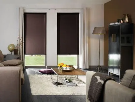 Interior jaluzele și țesături black-out pentru ei (foto 10) (tesatura) Jaluzele de interior și țesături black-out pentru ei (10 poze)