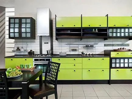 Combinația de culori în interiorul exemplelor de design de bucătărie (80 poze)