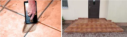 Sfaturi cu privire la modul de a decora veranda casei, fotografia cu care se confruntă țiglă pridvor trotuar, piatră, și (fotografie) Sfaturi cu privire la modul de a decora veranda casei, cu vedere spre fotografie pridvor trotuar țiglă, piatră, și
