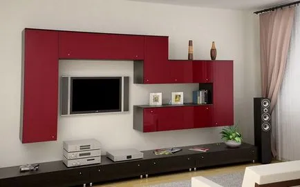 perete modern al camerei cu mâinile în mobilier pentru camera de tricotat, clasic Mini și (built-in) perete modern al camerei cu mâinile în mobilier pentru camera de tricotat, clasic Mini și