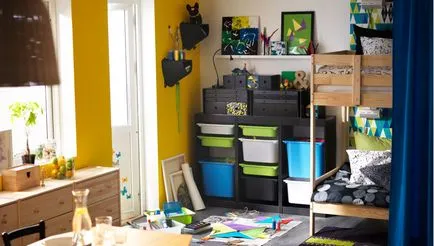 cameră pentru copii Style 10 variante de decorațiuni interioare - dafix - reparații este ușor!