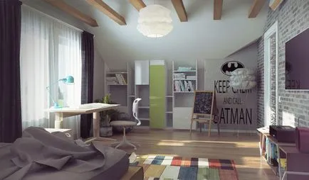 cameră pentru copii Style 10 variante de decorațiuni interioare - dafix - reparații este ușor!